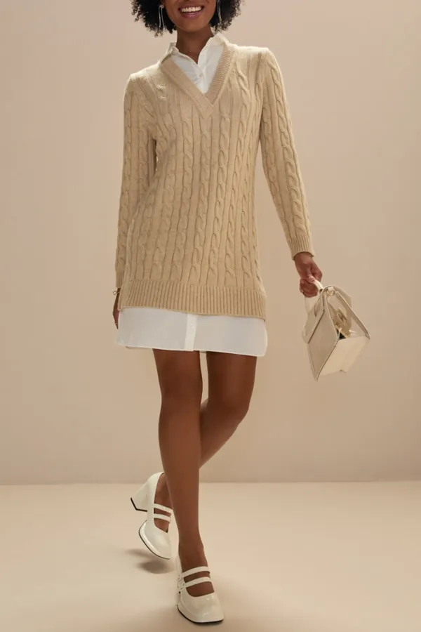 Lesley Twofer Sweater Dress