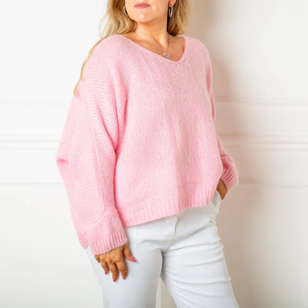 Mohair V-Neck Jumper