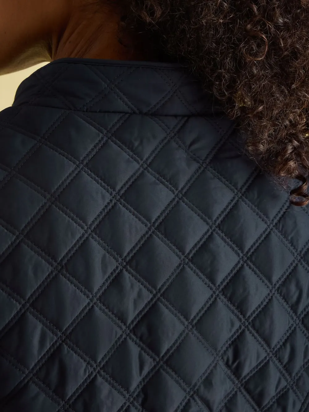 Minx Navy Blue Showerproof Diamond Quilted Gilet