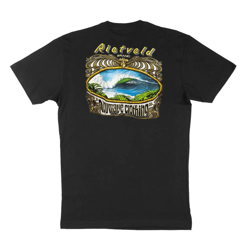 Rietveld Nouwave Classic T-Shirt, Pure Cotton Pattern Printed Short-Sleeved Top