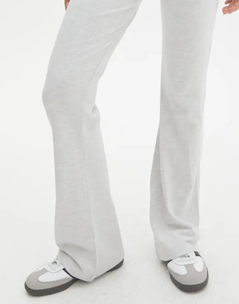 Cotton Foldover Flare Pant