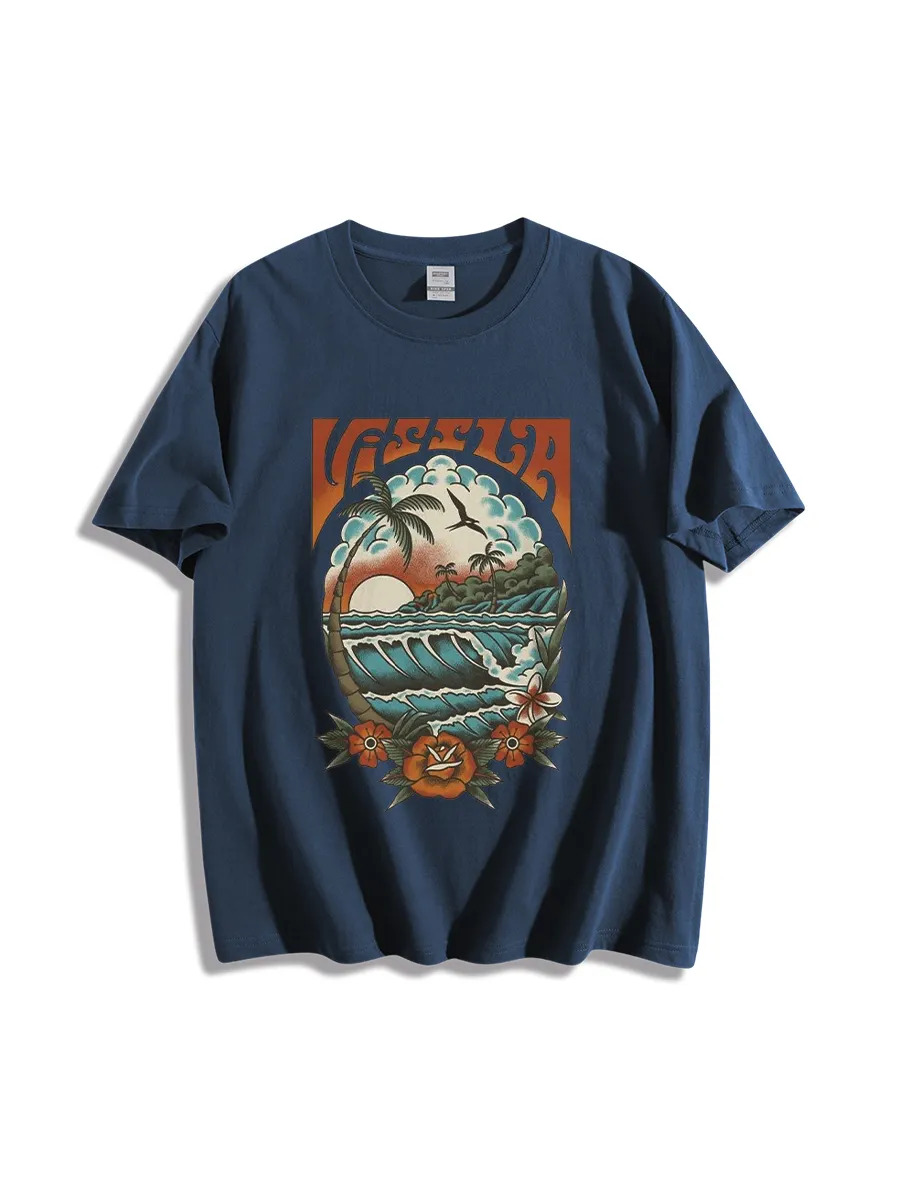 Great Wave Pixel Art Tee