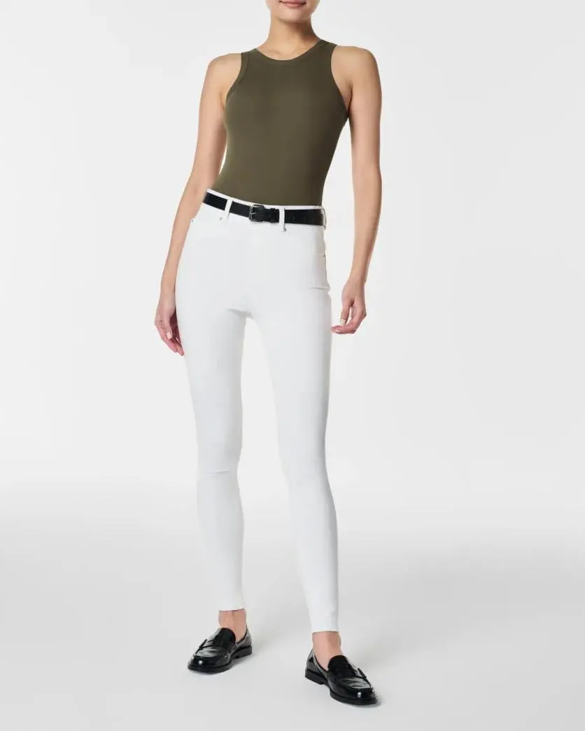 White Ankle Skinny Jeans