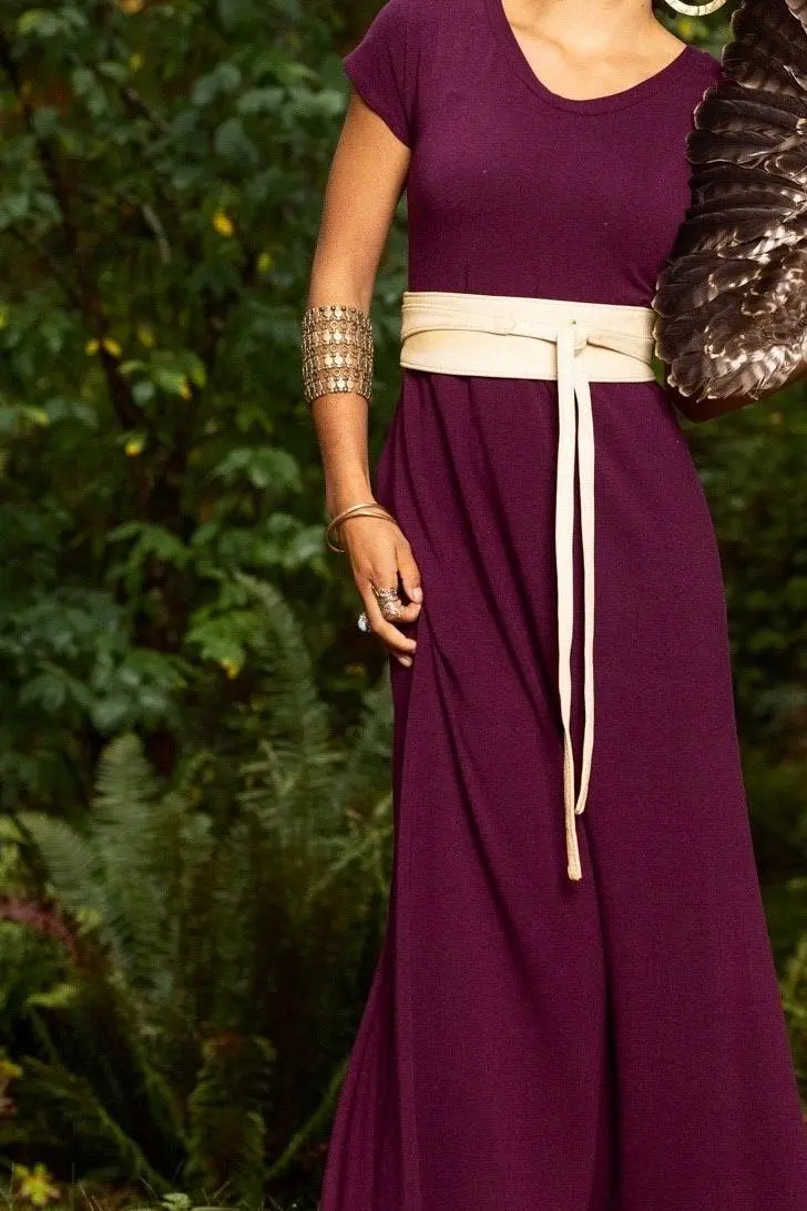 Gypsy Rose Dress - Aubergine