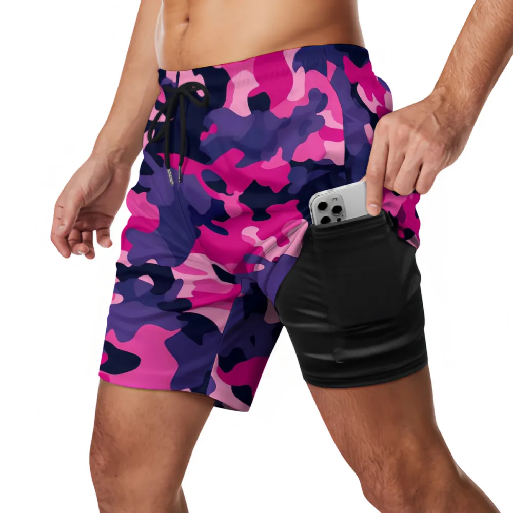 Various Colors Camouflage Sports Beach Shorts