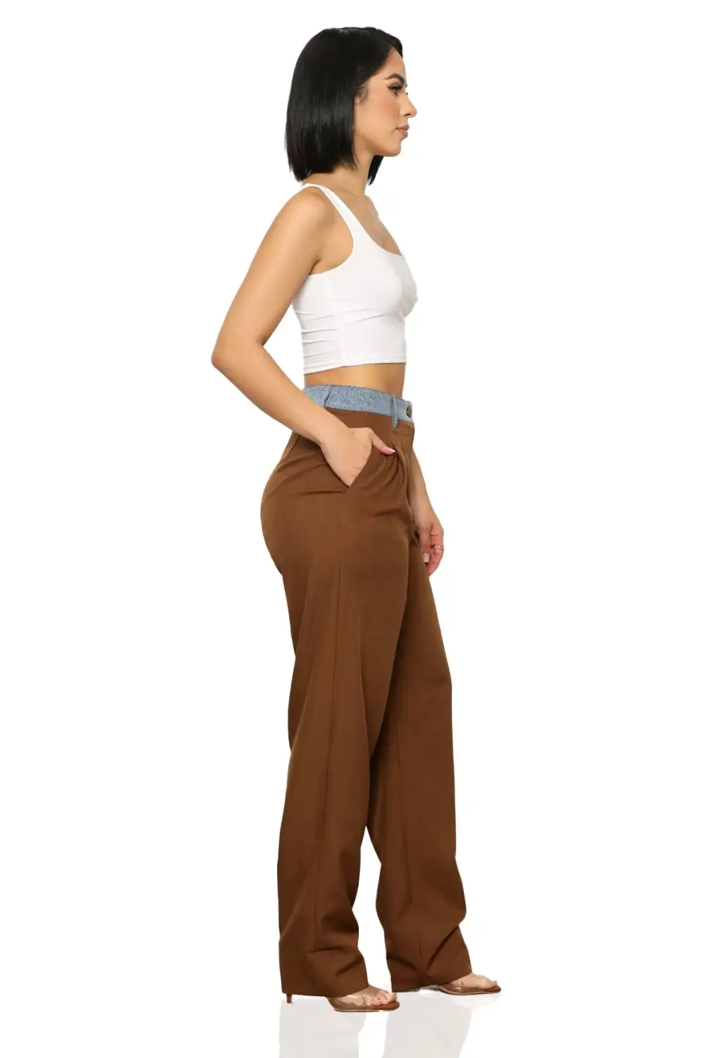Casual Chic Straight Leg Slacks