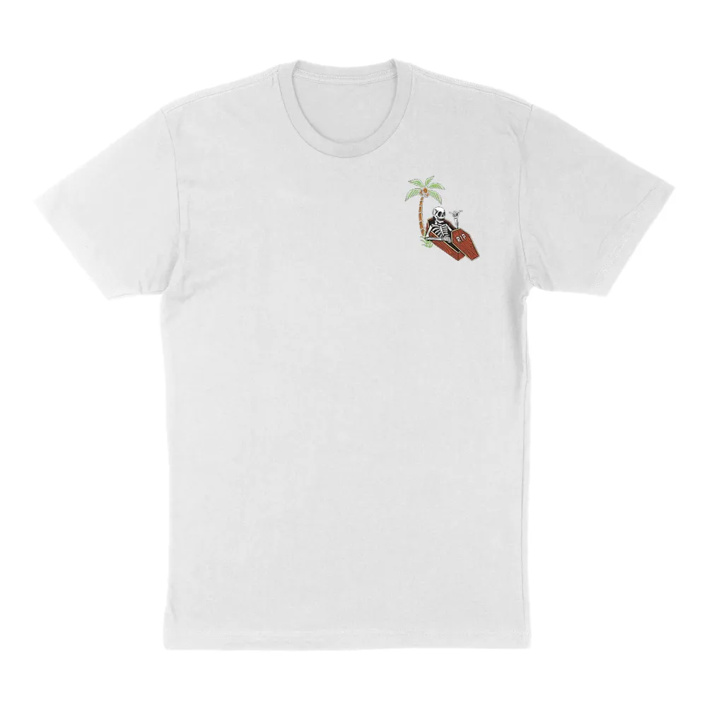 Greyish T-Shirt With A Round Neck, Pure Cotton Artistic Print Short-Sleeved Top