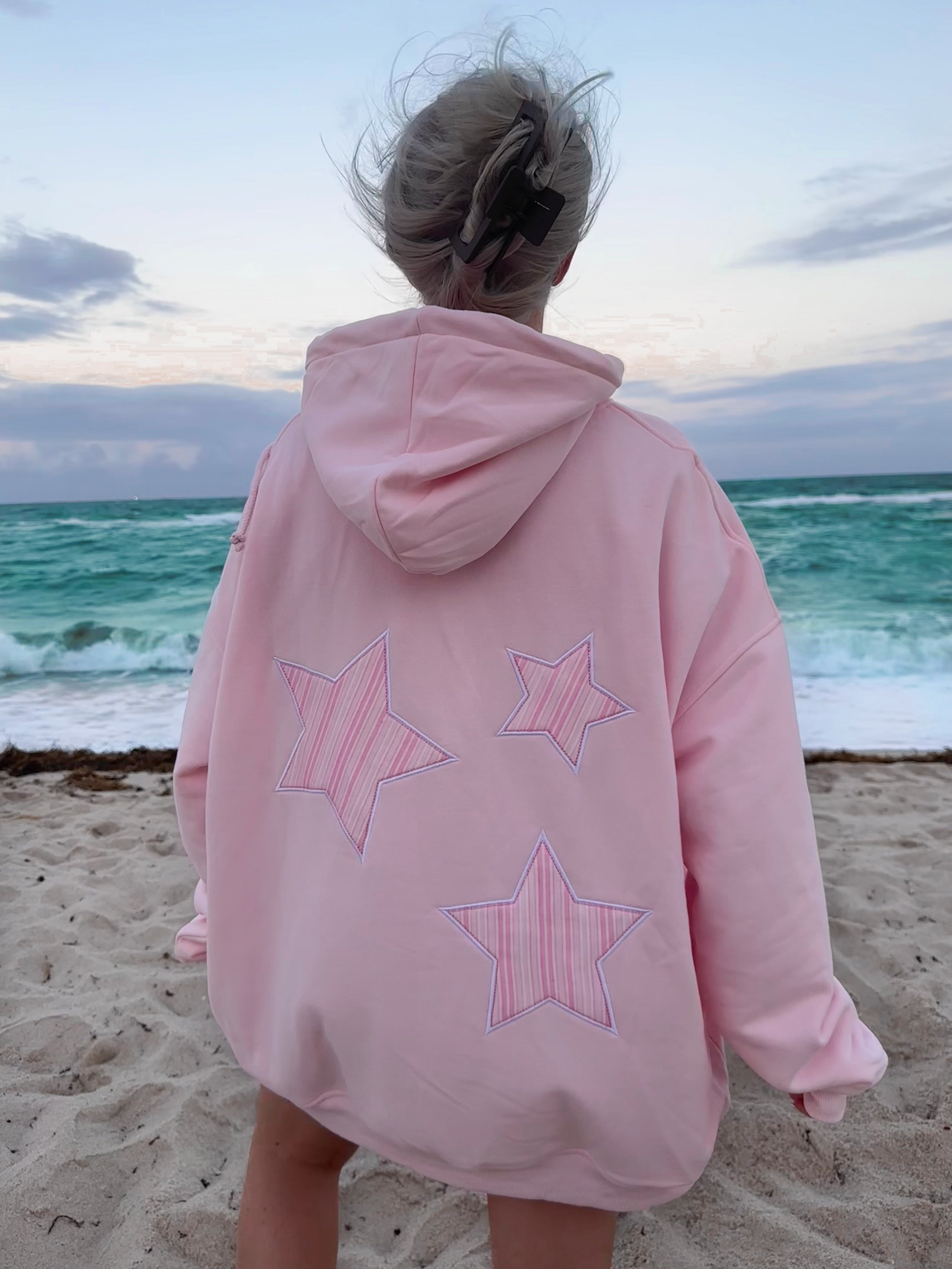 Star Lux Striped Hoodie