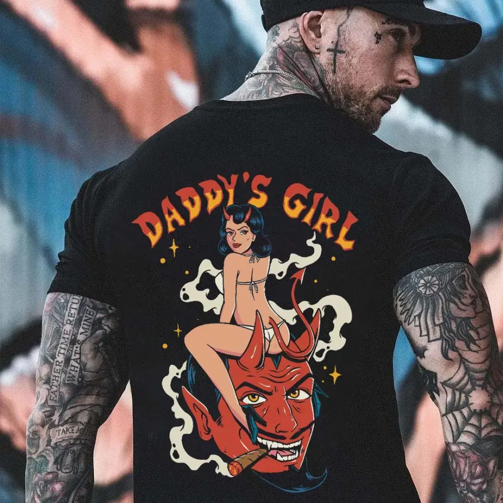 Daddy's Girl Printed Men's T-shirt