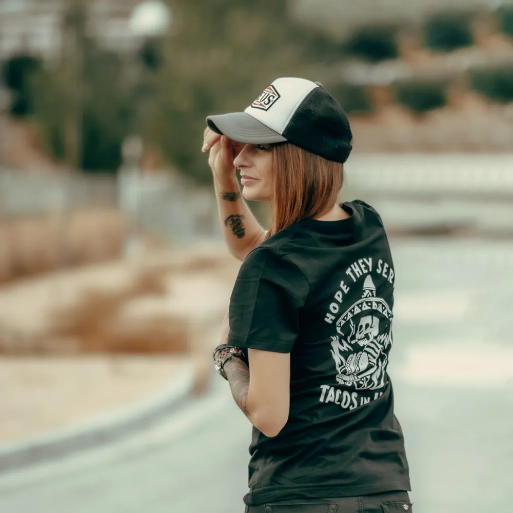 Hope They Serve Skull Graphic Women T-Shirt