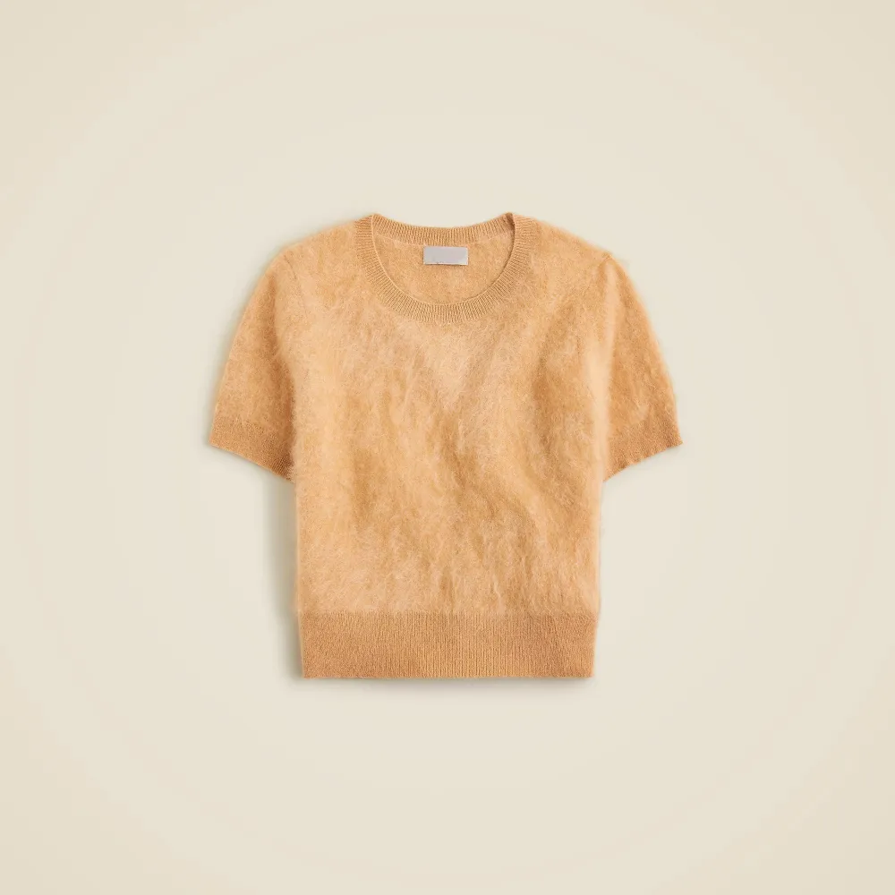 Brushed cashmere T-shirt