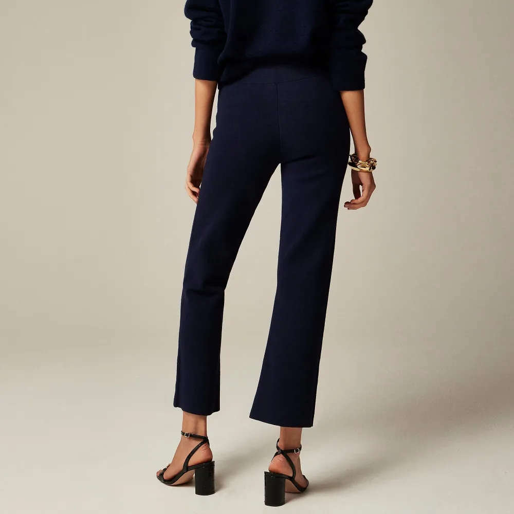 Stratus pant in textured satin