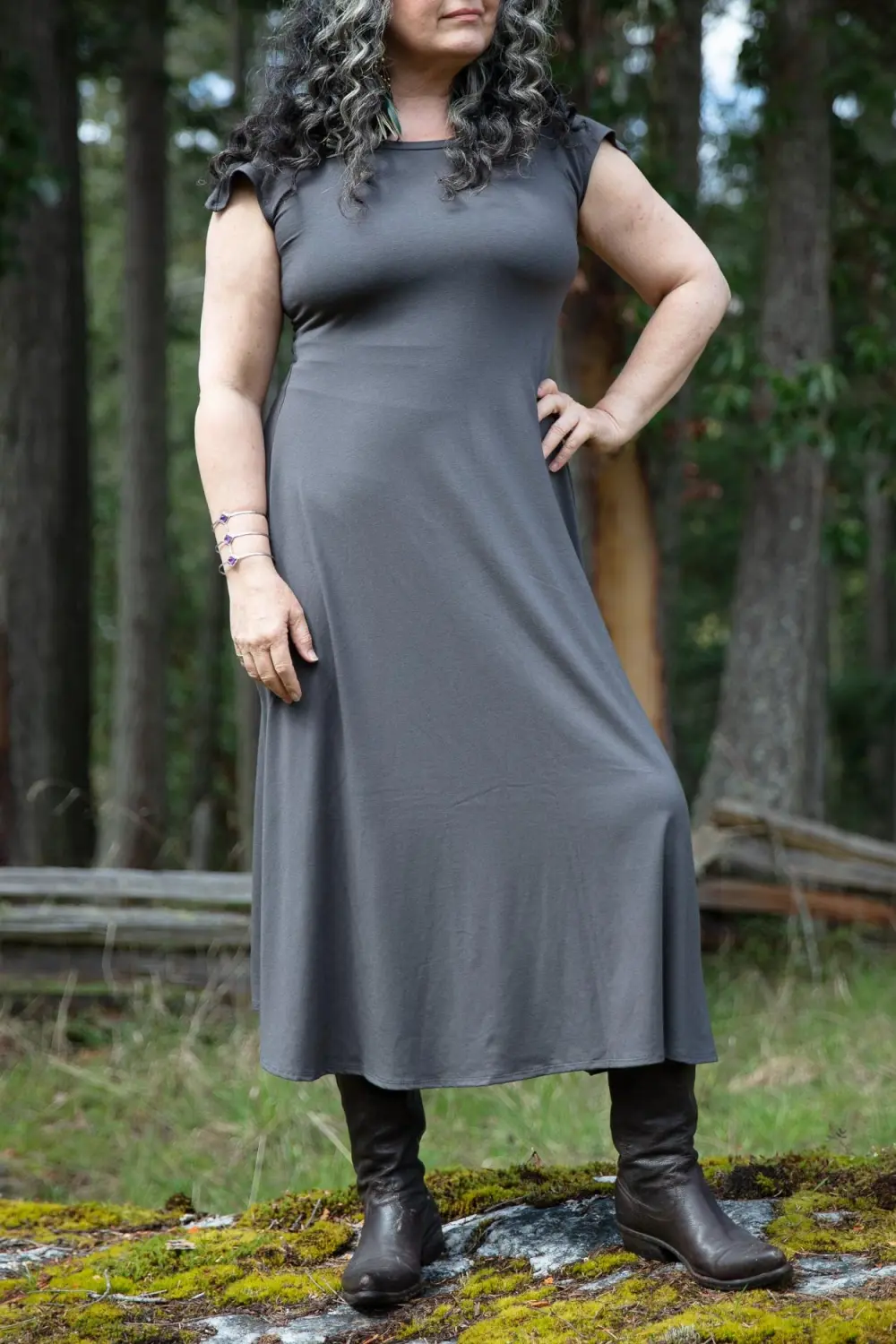 Dragon Dress - Dark Grey