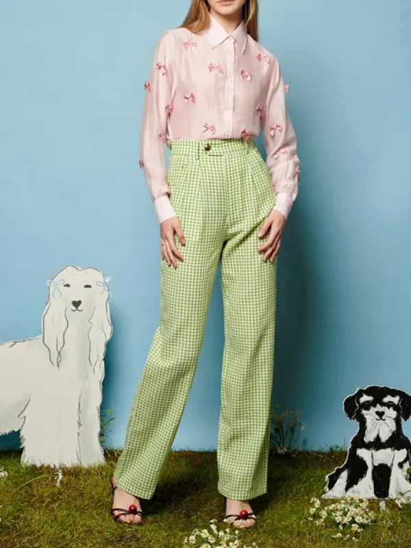 Lionel Gingham Trousers