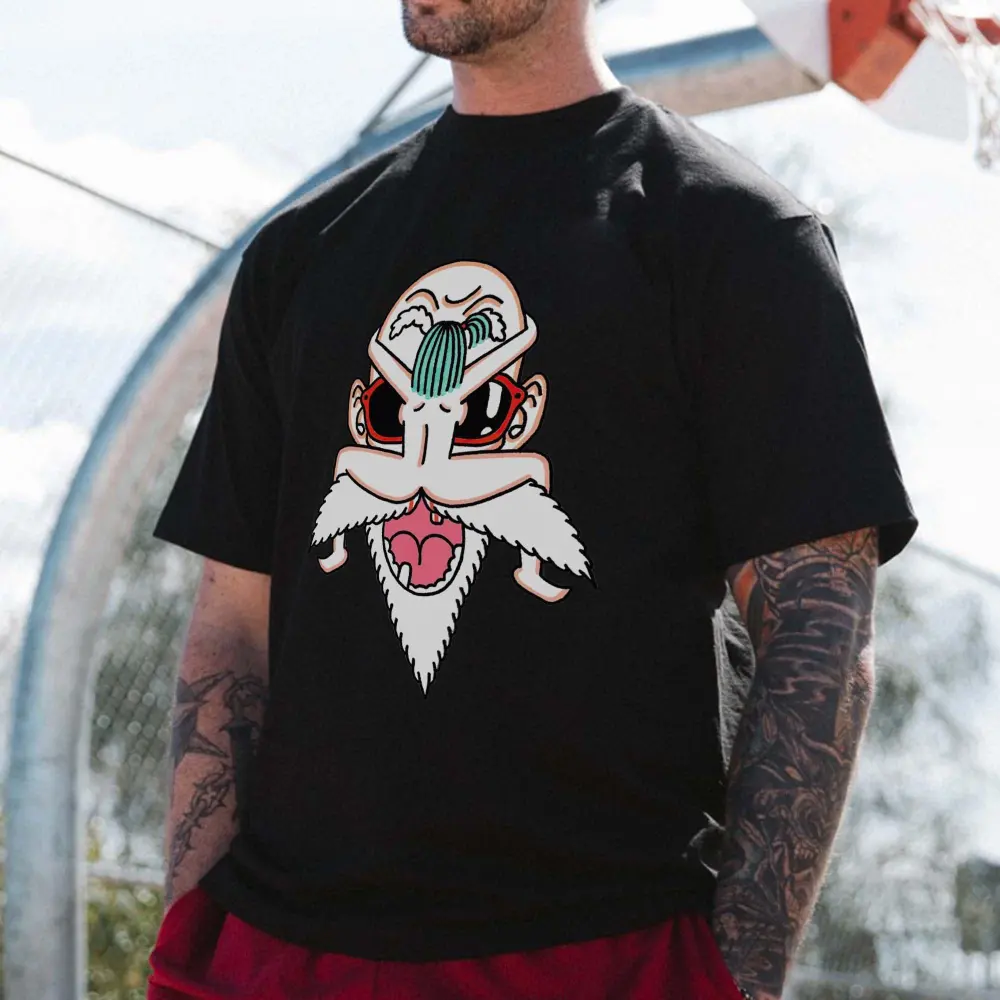 Beard Riding Printed Men's T-shirt