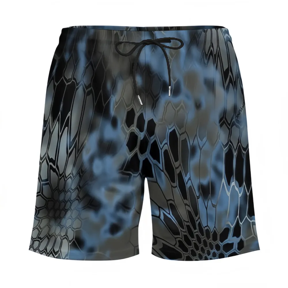 Various Colors Snake Print Fashionable Sports Beach Shorts