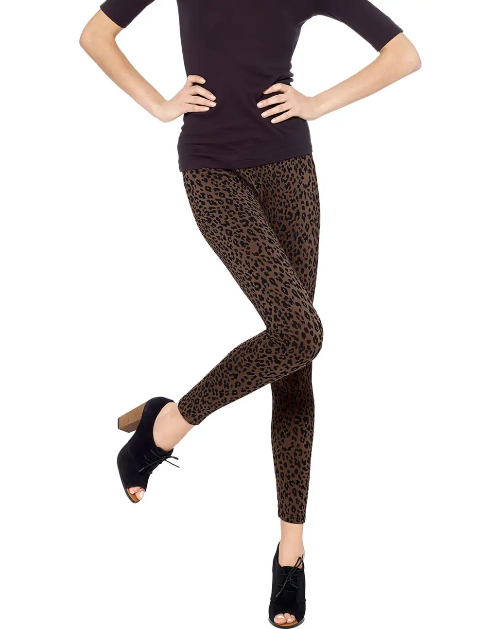Cotton Animal Print Leggings