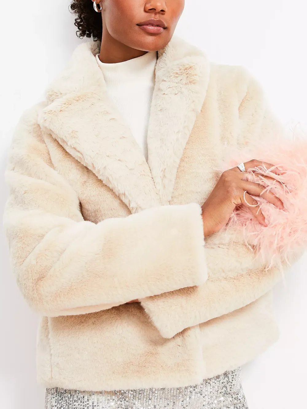 Modern Faux Fur Jacket