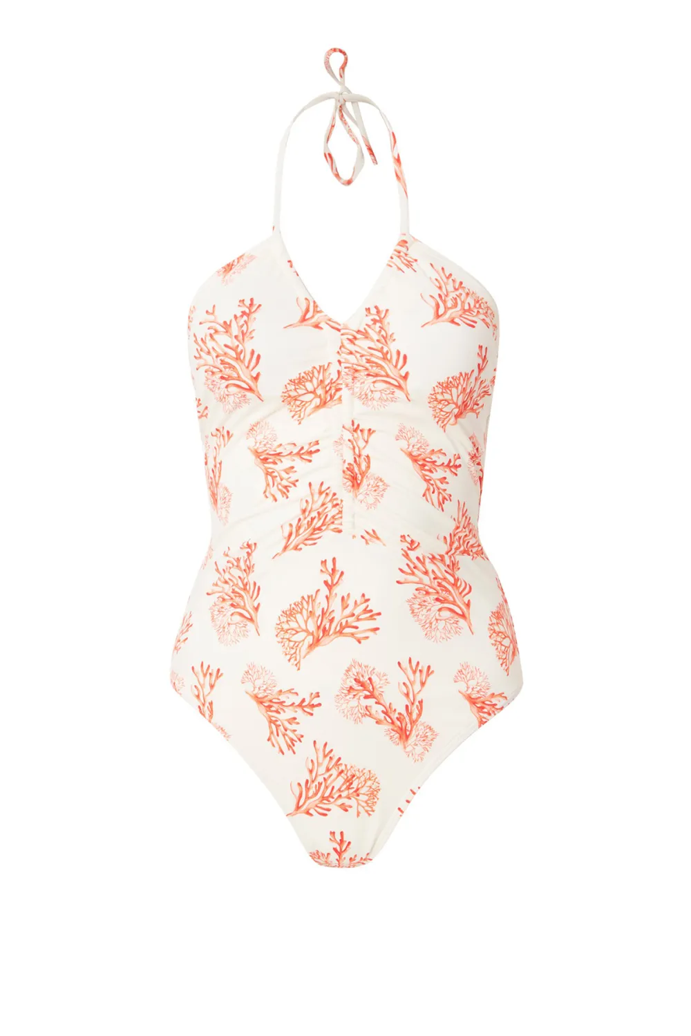 Ruched Halterneck Swimsuit