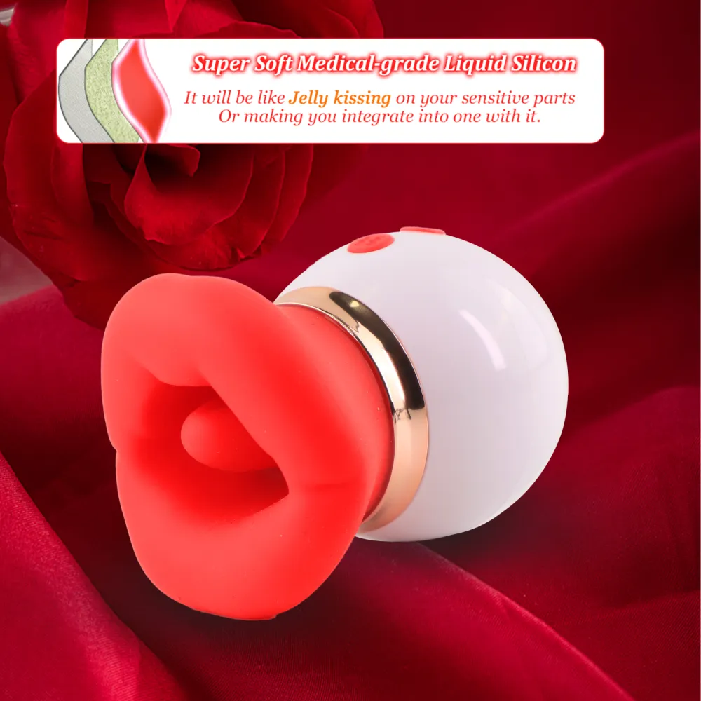 Mouth Tongue Licker: Dual-Action Suction & Vibration for Ultimate Pleasure