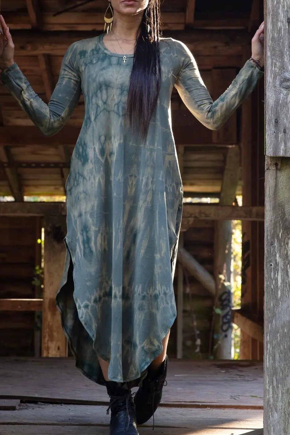 North Wind Dress - Shibori