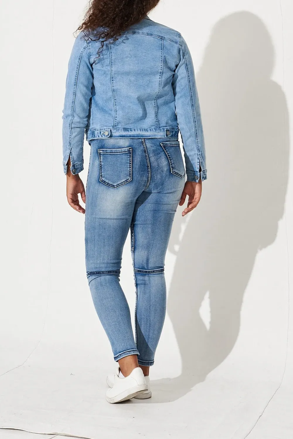 Light Blue High Waisted Skinny Jeans