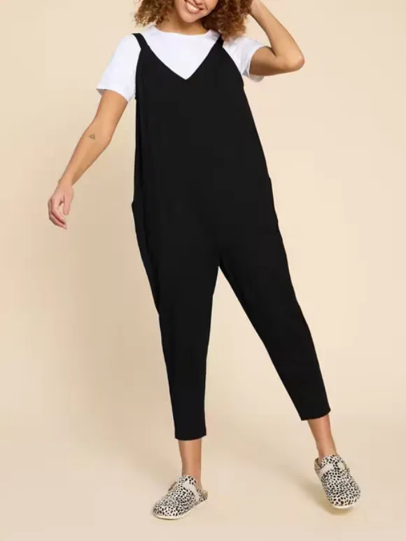 V Neck Selina Jersey Jumpsuit