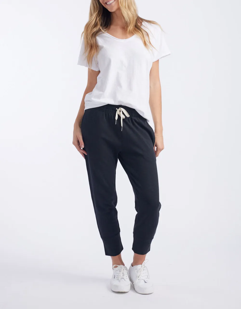 3/4 Brunch Pants - Black