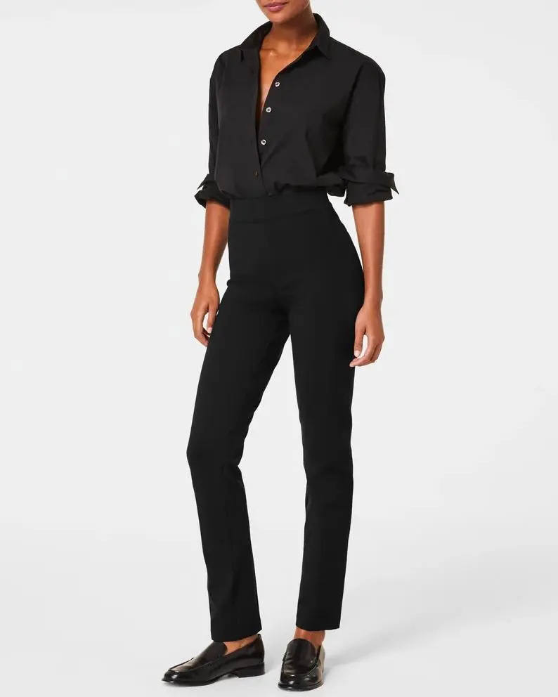 Ponte Slim Straight Pant
