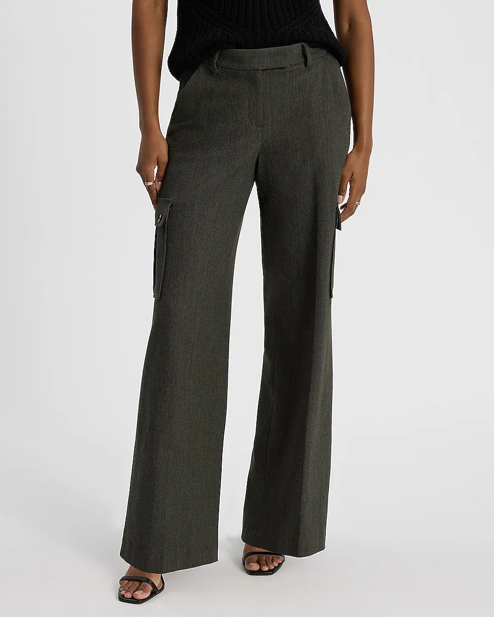 Editor Mid Rise Cargo Trouser Pant