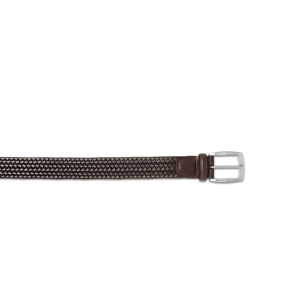Men's Braided Leather Belt
