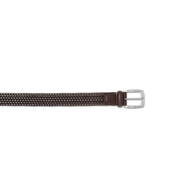 Men's Braided Leather Belt