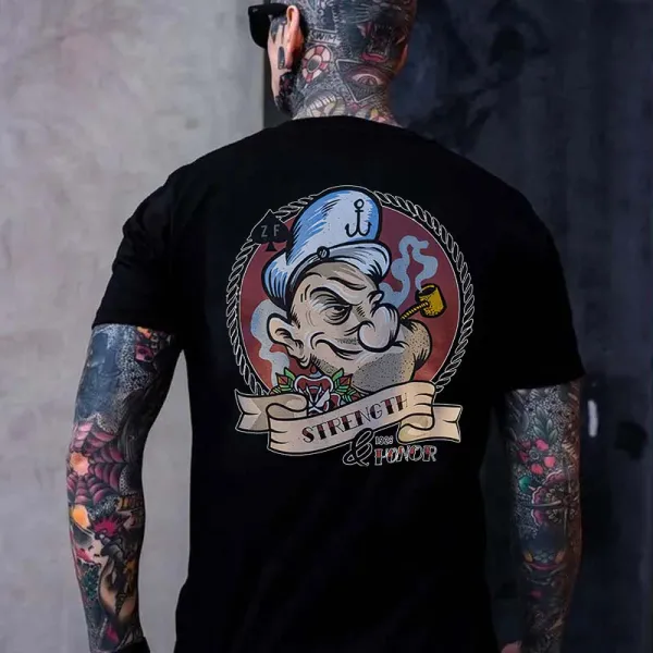 Strength Printed Men's T-shirt