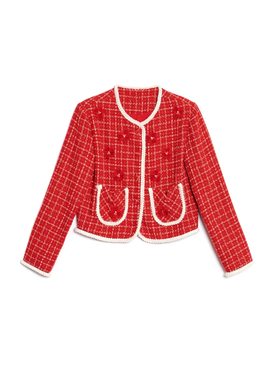 Sweet Cherry Tweed Jacket