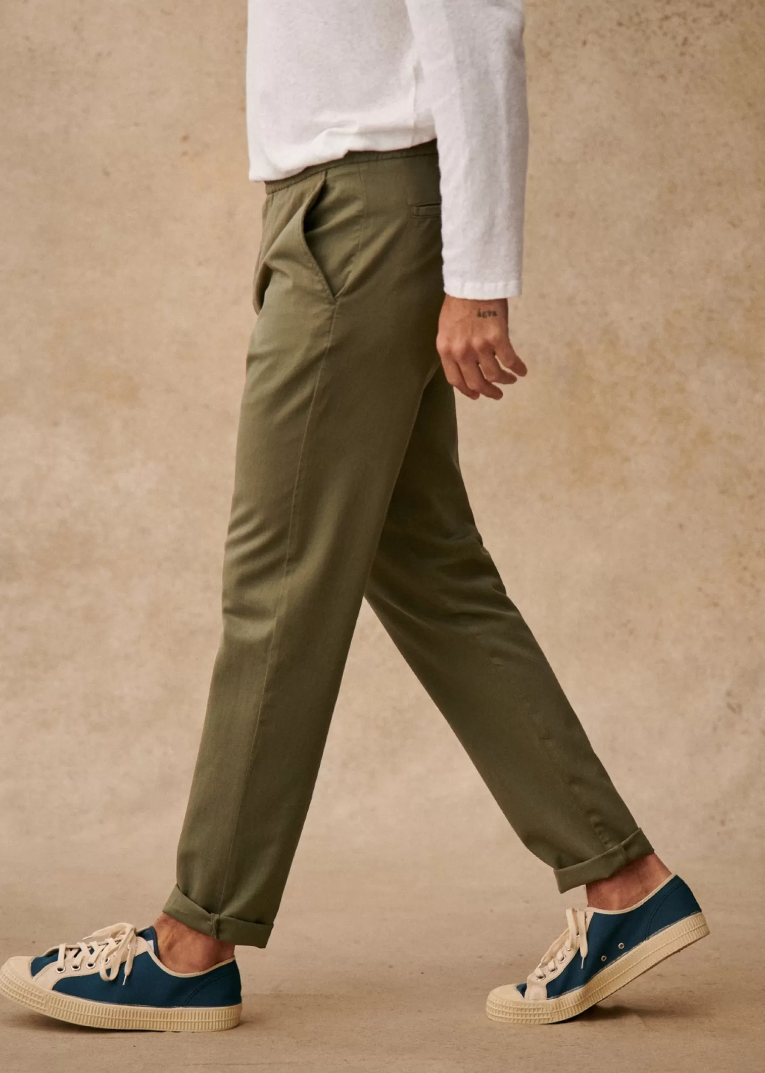 Danny Lightweight Cotton Trousers