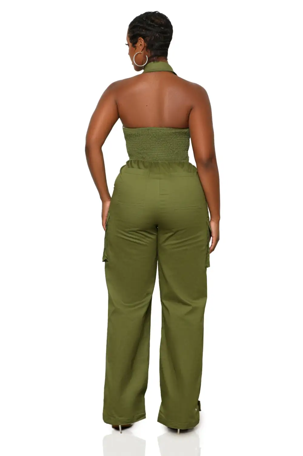 First In Command Jumpsuit (Green)
