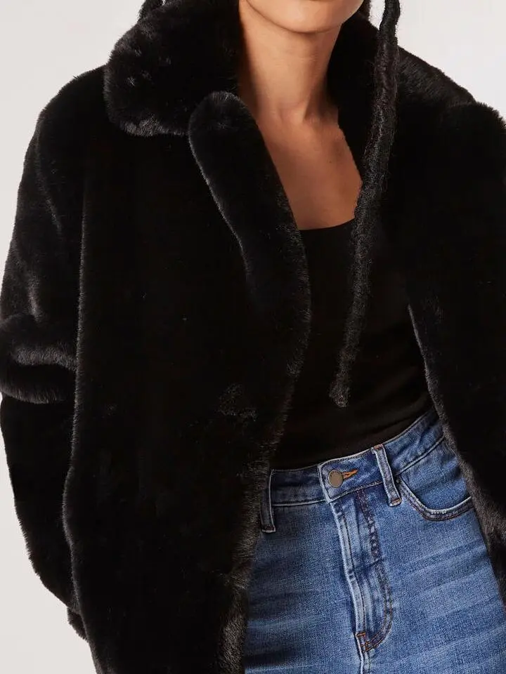 Short Opulent Fur Coat