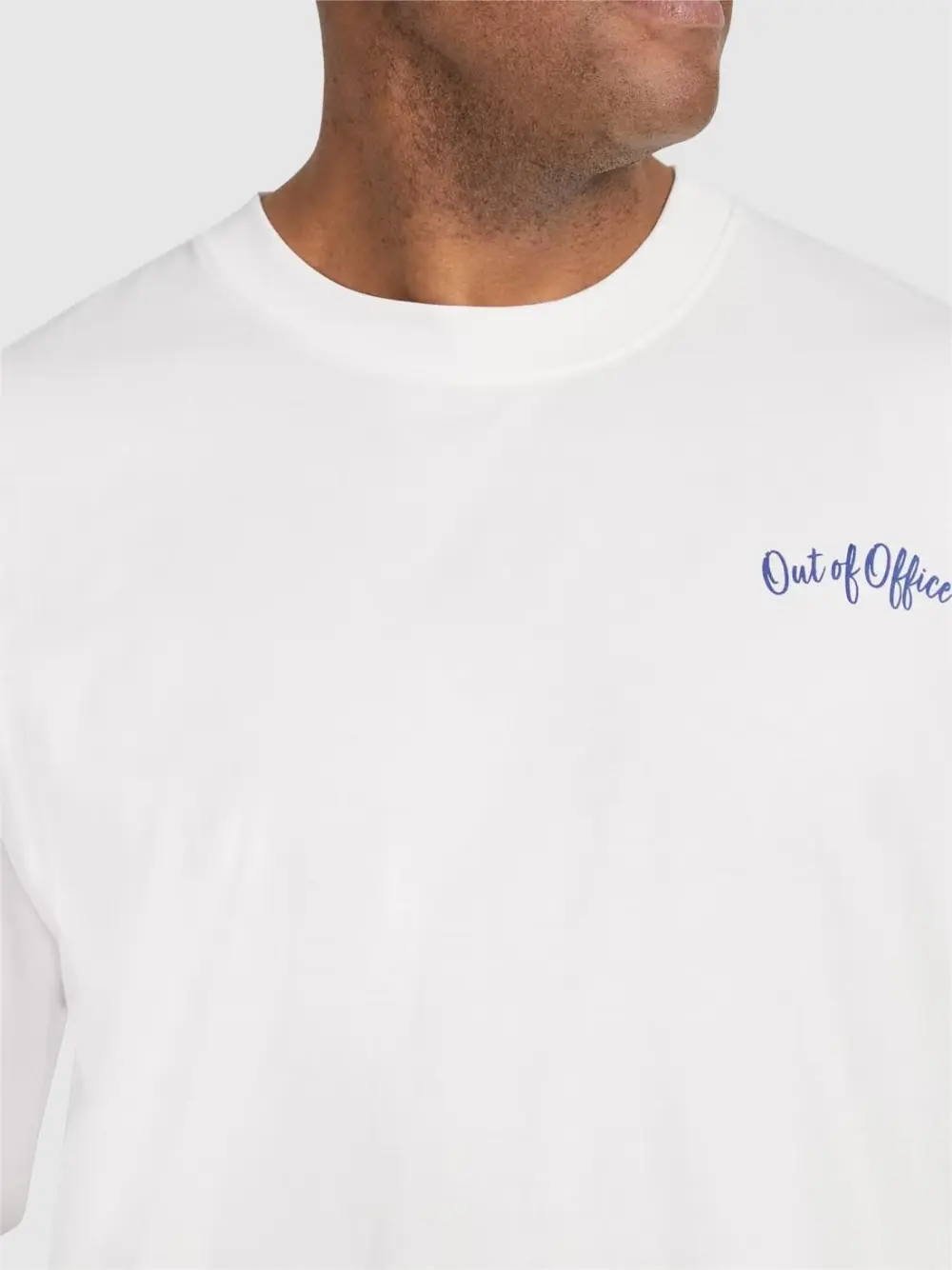 WHITE VACATION CLUB RELAXED FIT TEE