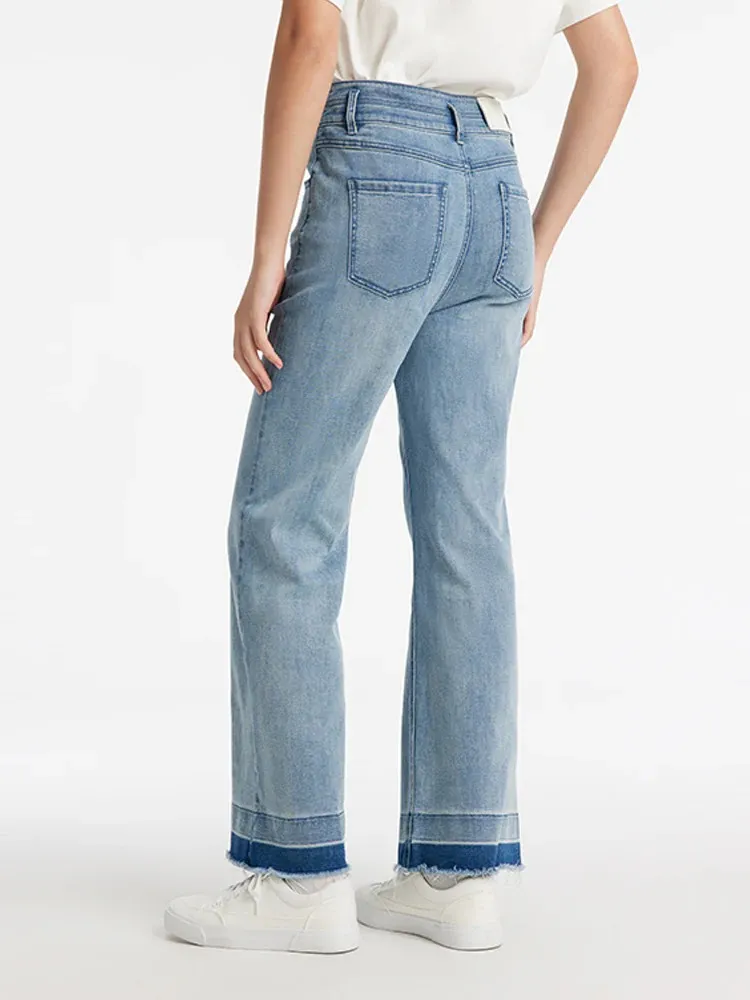 Micro-Flared Loose Women Jeans