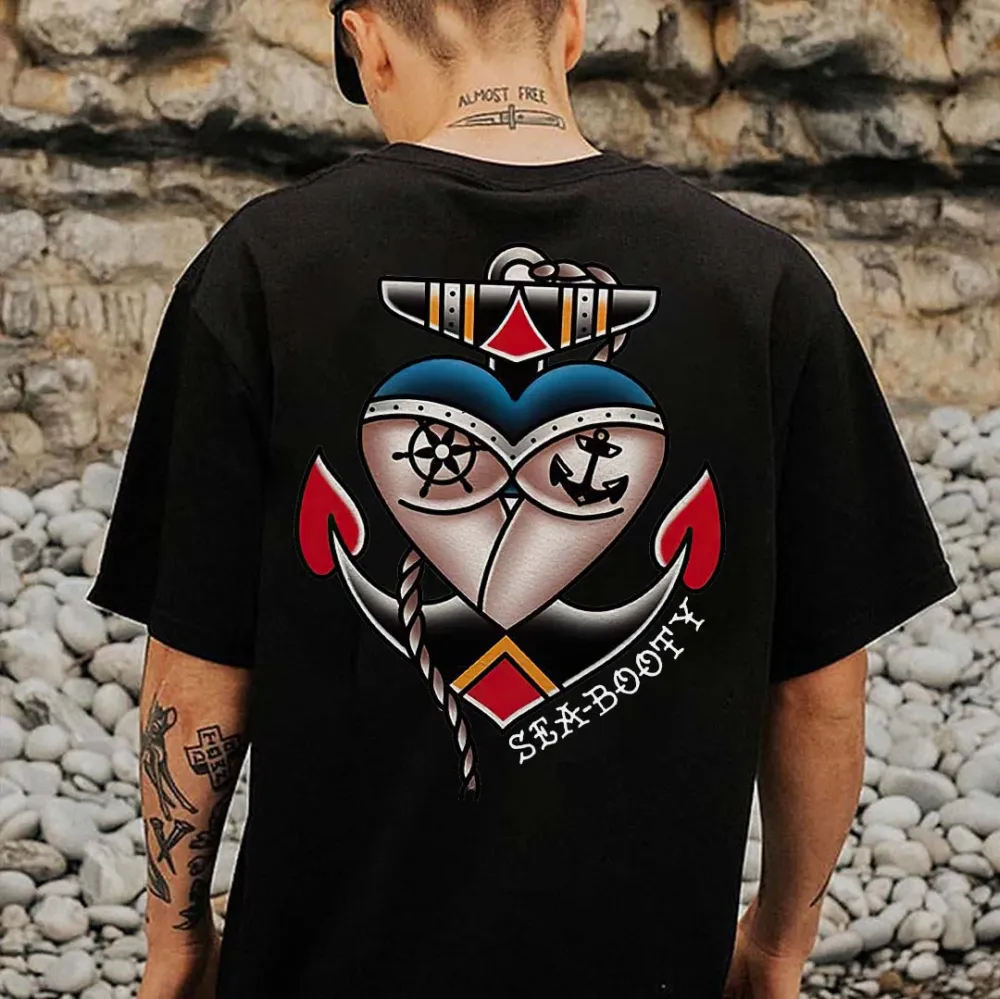 Sea-Booty Printed Men's T-shirt