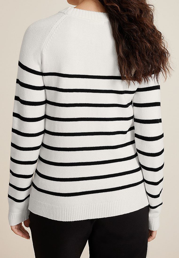 Heart Striped Sweater