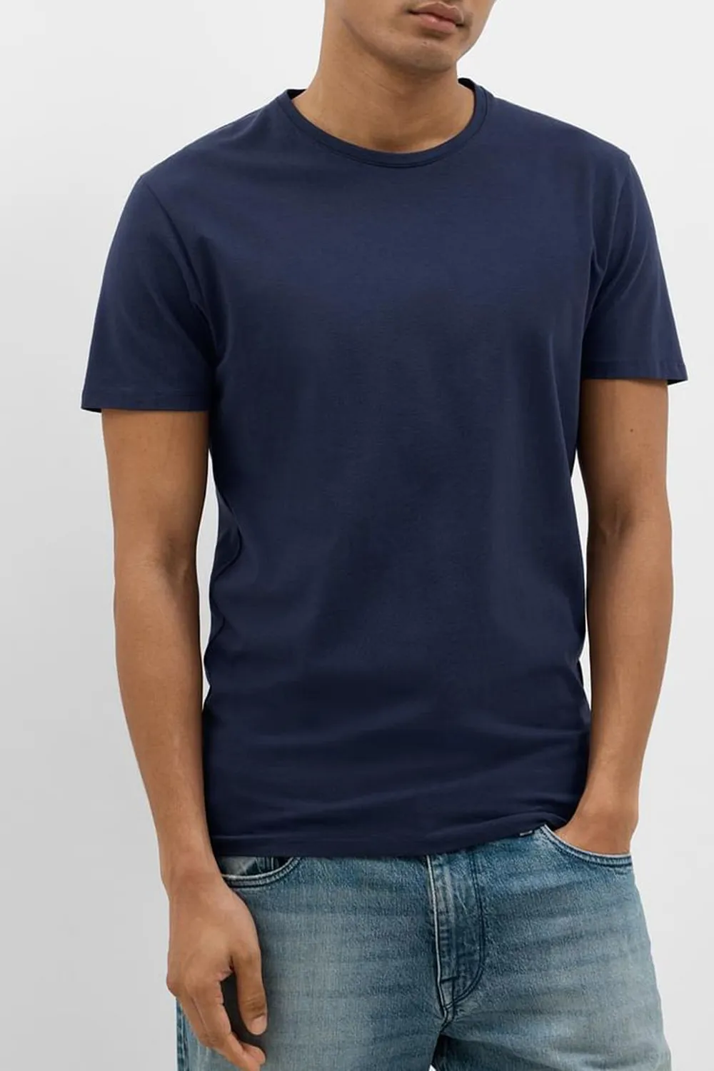 Blue Pima Organic Cotton T-shirt