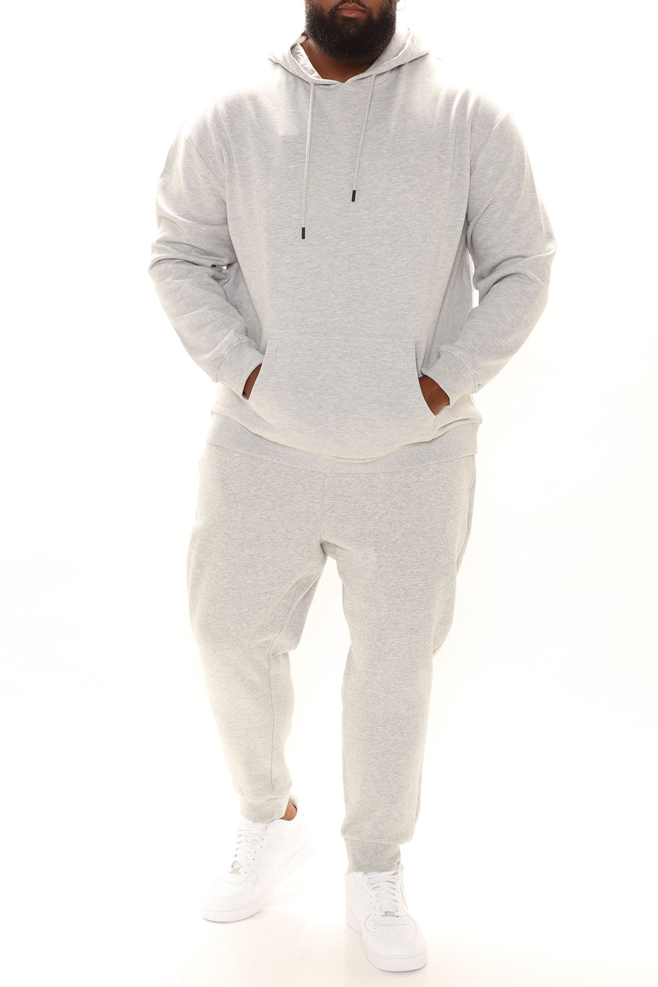 Slight Stretch Tyson Hoodie - Heather Grey