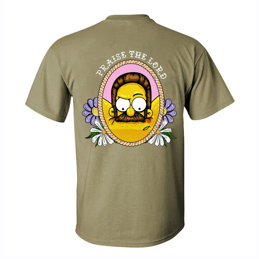 Praise The Lord Printed Men's T-shirt