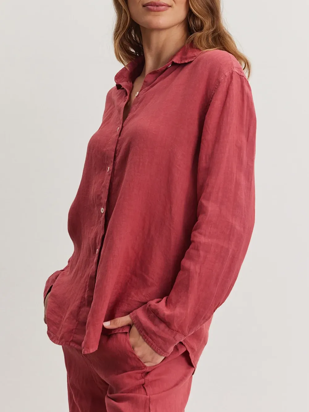 Willow Linen Button-Up Shirt