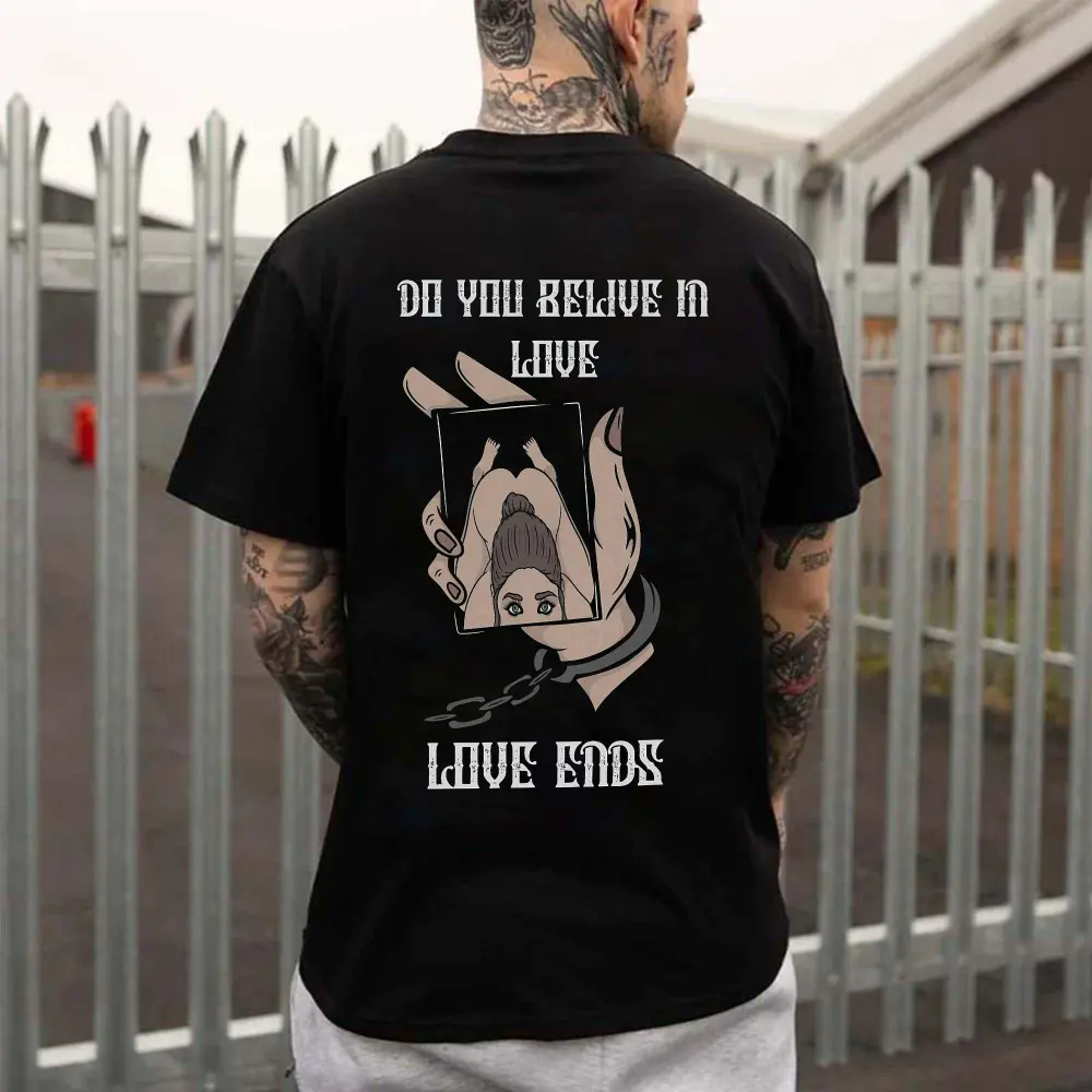 Do You Believe In Love Printed Men's T-shirt