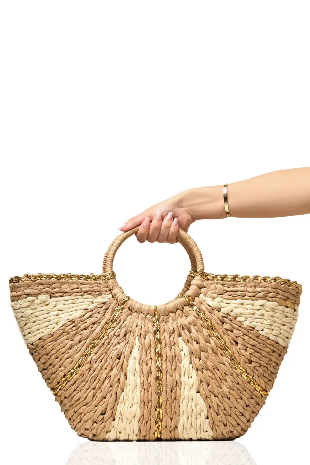 Beach Day Straw Bag (Natural Multi)