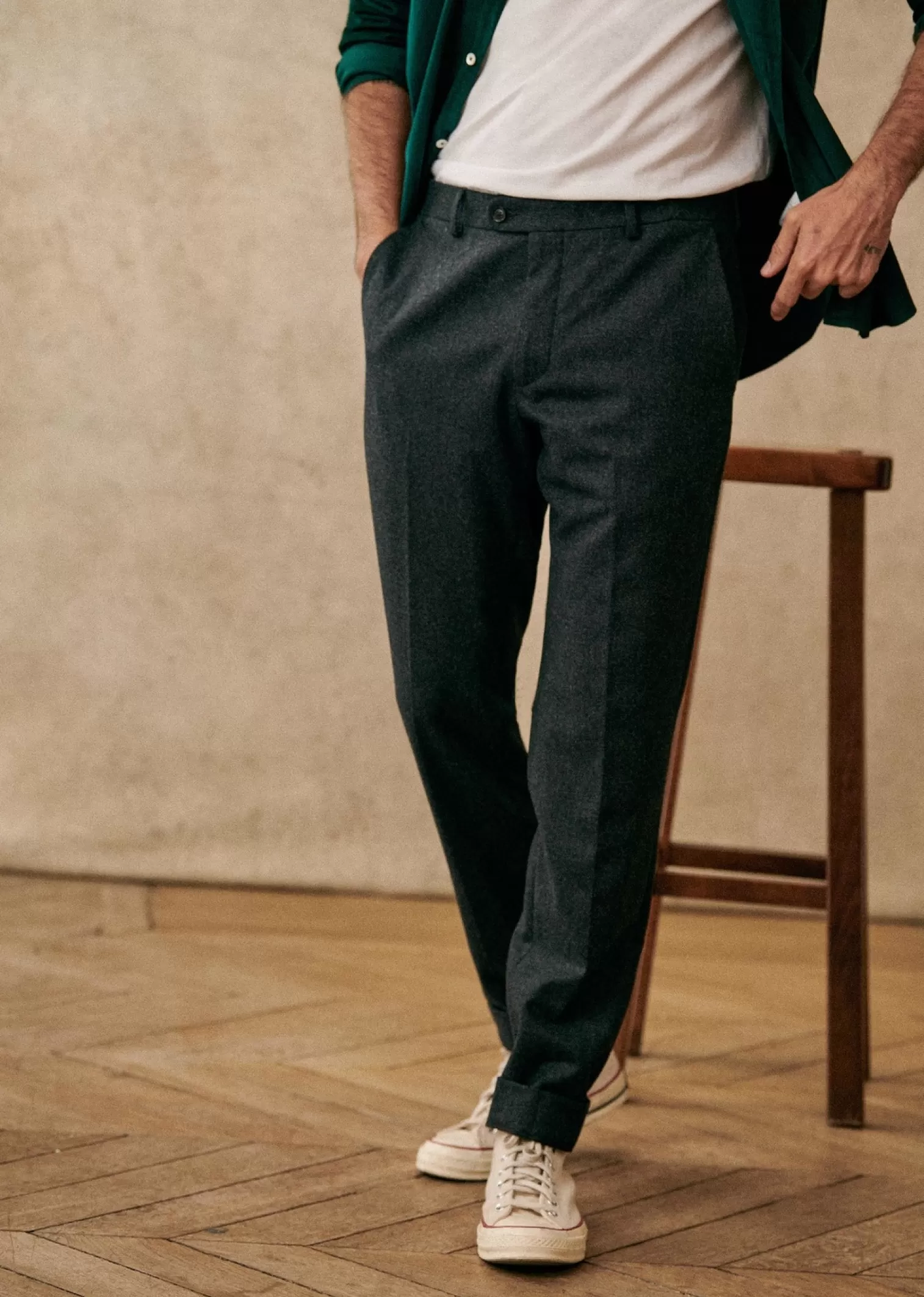 Carl Semi-Slim Fit Trousers