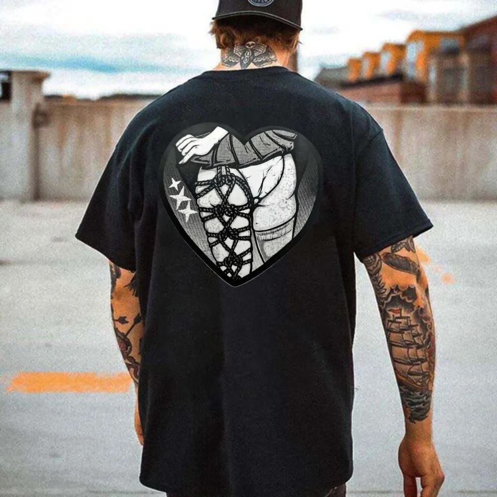Bondage Game Printed Men's T-shirt