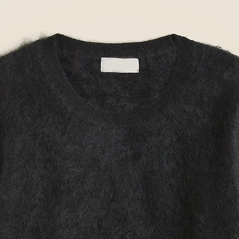 Brushed cashmere T-shirt